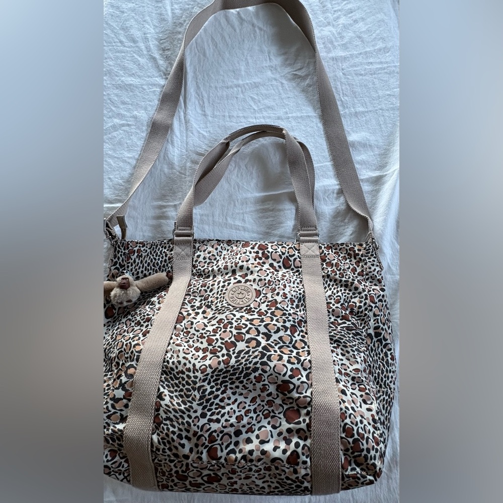 Athleisure Kipling Animal Print Overnight/Carry-On